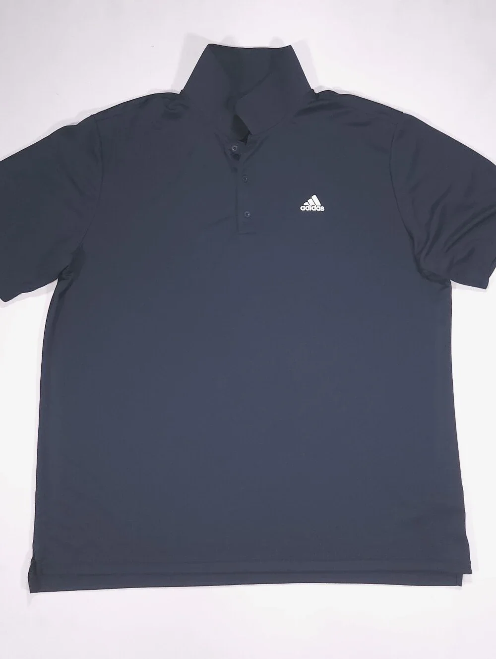 Adidas Size 3XL Tall Mens Navy Blue Polo Shirt In Excellant Condition